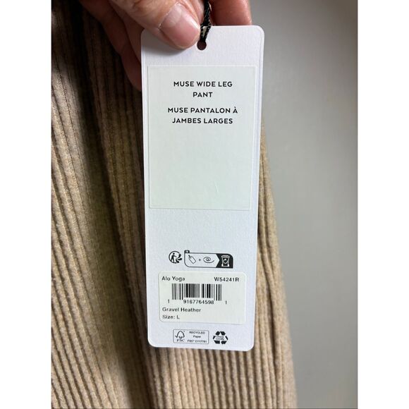 ALO NWT Muse Wide Leg Pants in Gravel Various Sizes Sold Out!!! - Picture 10 of 11
